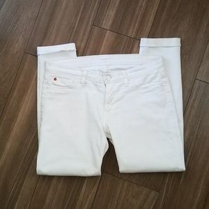 Hudson white jeans
